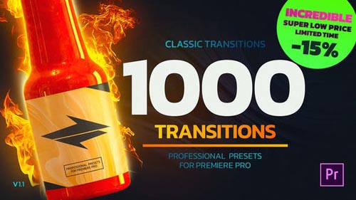 Videohive - 1000 Premiere Pro Transitions - 26058666