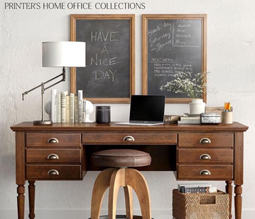 Pottery Barn PRINTER'S HOME OFFICE COLLECTIONS