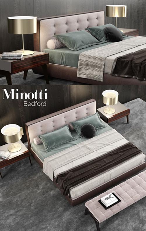 Minotti Bedford Bed