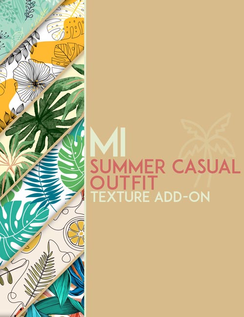 dForce MI Summer Casual Outfit Texture Add-on