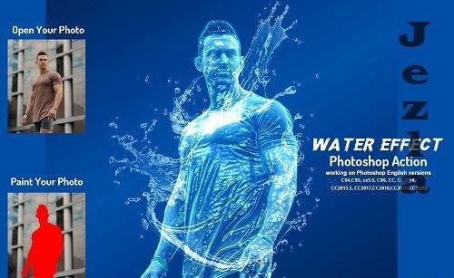 Water Effect Photoshop Action - 6379909