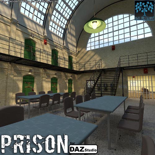 Prison for DAZ|Studio