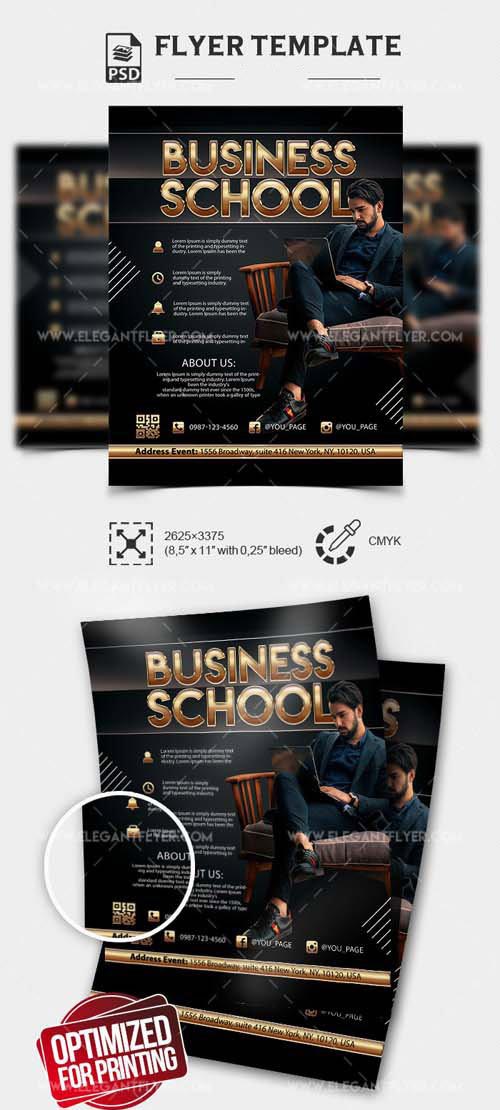 Business School PSD Flyer