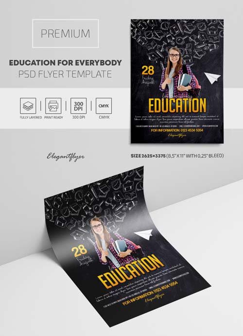 Education for Everybody PSD Flyer