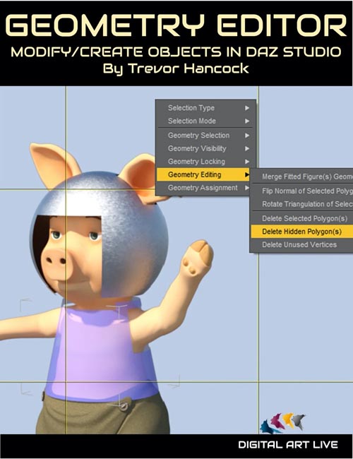 How To Use the DAZ Studio Geometry Editor