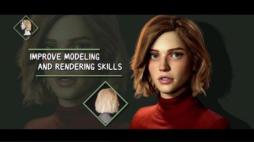 Wingfox - Female Bust Course in Marmoset Toolbag