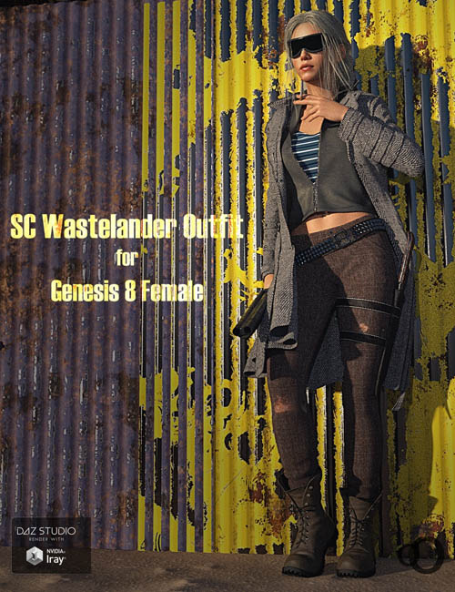 SC Wastelander Outfit for Genesis 8 Female