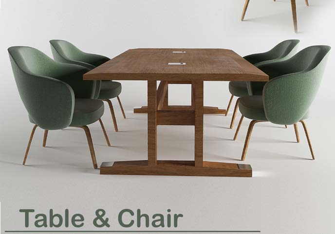 table and chair