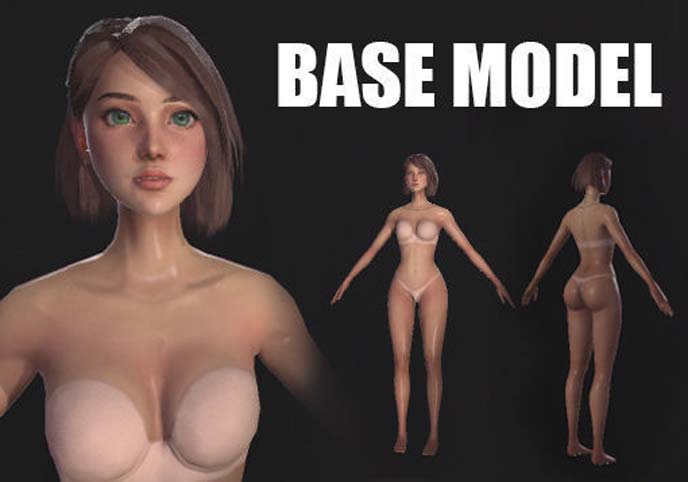 Female Base Model - Game-Ready Character