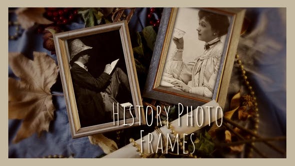 Videohive - History Photo Frames Cinematic Opener - 32443680