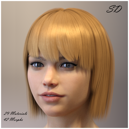 SD Hair for Genesis 8 Female