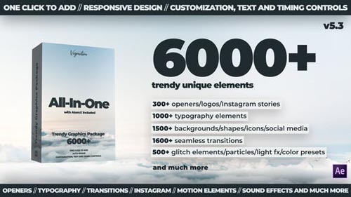 6000+ All-In-One Motion Graphics Pack - Project & Script for After Effects (Videohive)