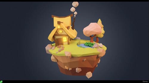 Udemy - Low Poly Landscapes - Blender Bite Sized Course