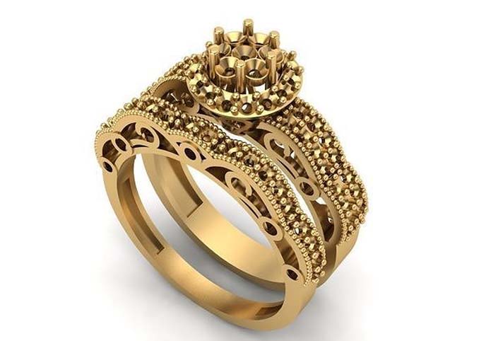 Jewelry ring 006 3D print model