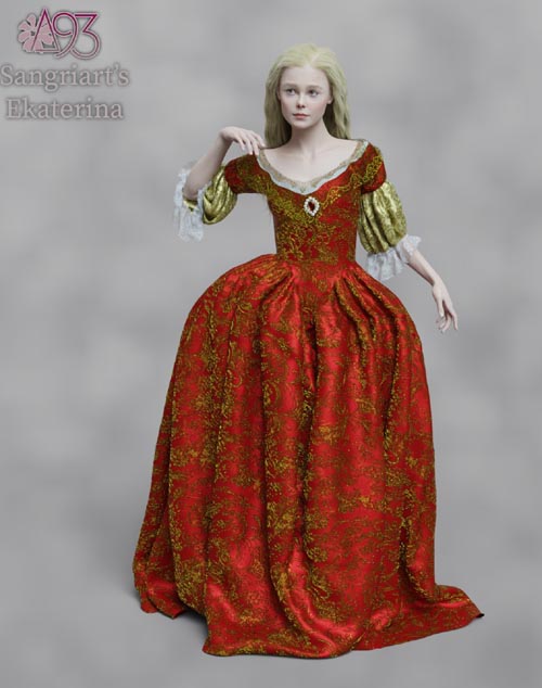 a93 - Baroque Ball Gown for G8F
