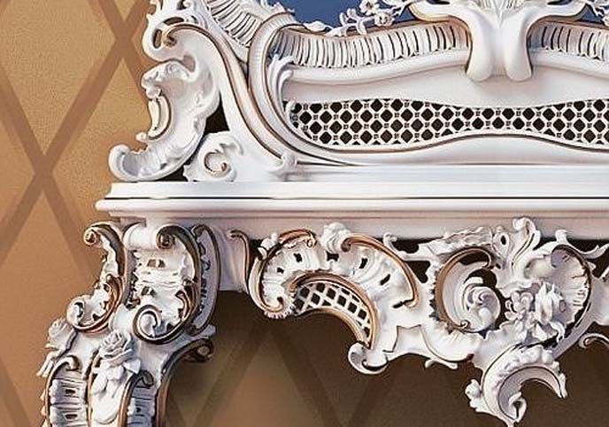 Jumbo Collection Baroque Mirror Table Console