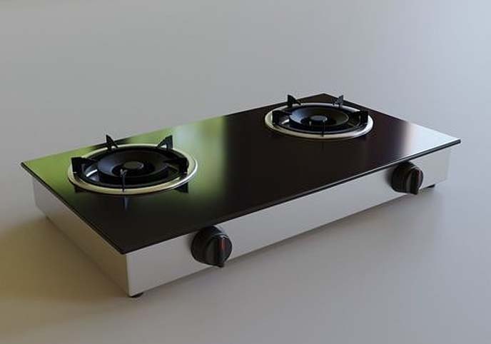 Double Burner Gas Stove