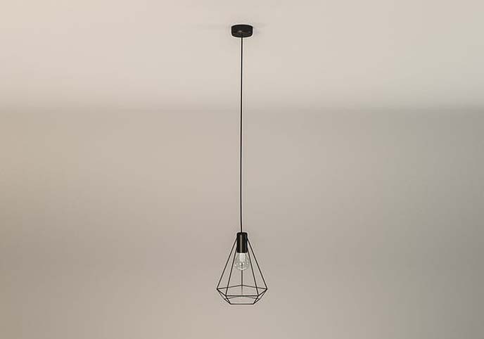 Industrial Wire Metal Ceiling Lamp