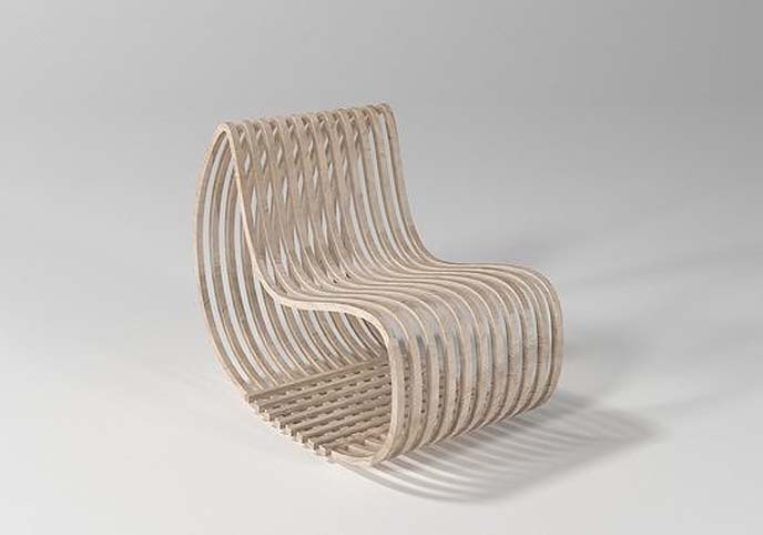 Parametric Simple Wood Chair