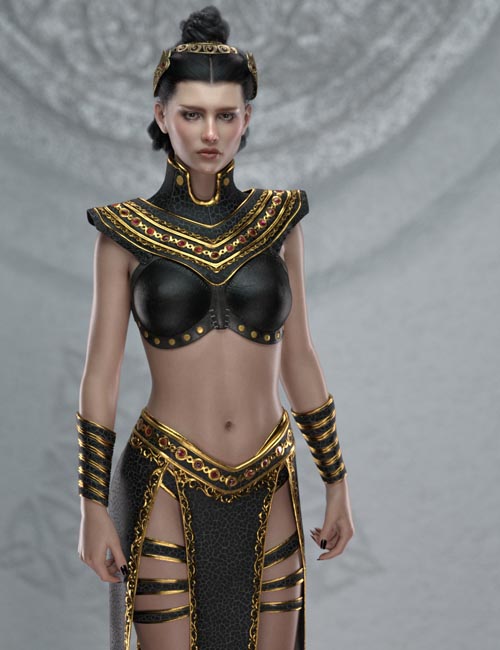 Night Queen Outfit for Genesis 8 Females
