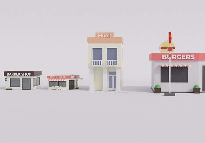 Low Poly BUildings