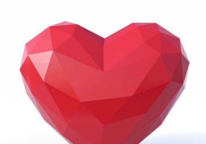 Heart Symbol Low Poly