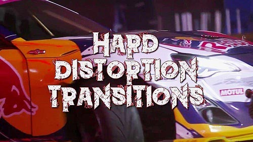 Hard Distortion Transitions - Premiere Pro Presets