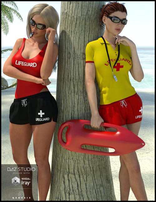 Lifeguard Uniform for Genesis 3 Female(s)