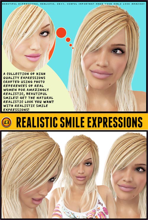 i13 Realistic Smile Expressions for V4