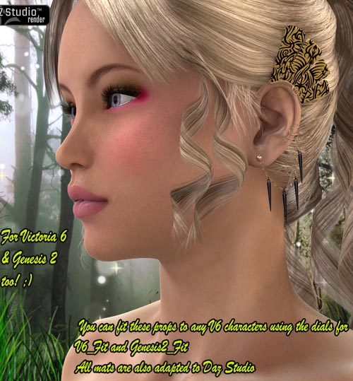 Ear Cuffs For V4 V6 And Genesis 2