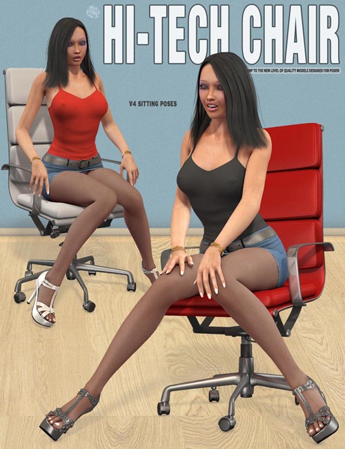 Hi-Tech chair and V4 Sitting poses