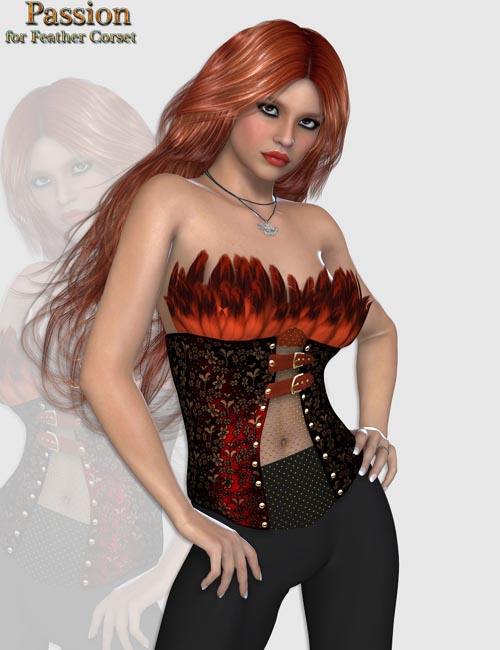 Passion for Feather Corset
