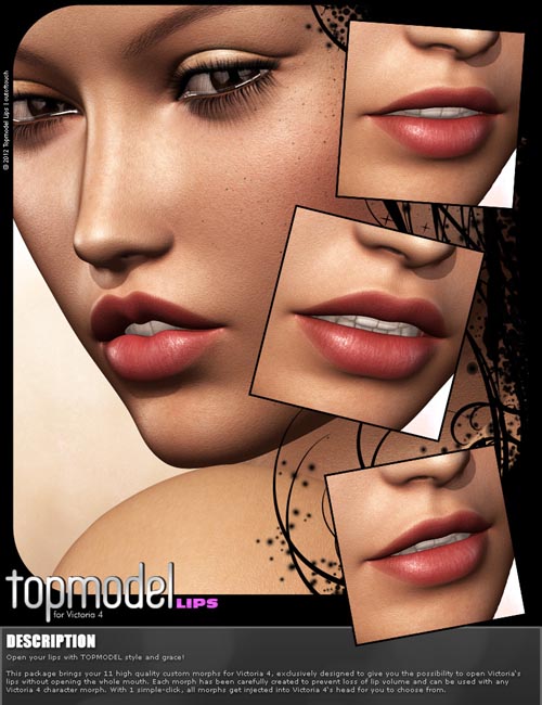 Topmodel Lips