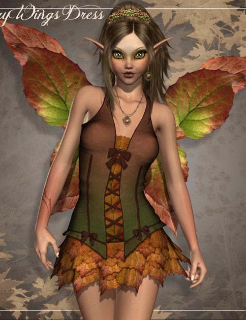 Fairy Wings Dress V4/A4/G4/Elite