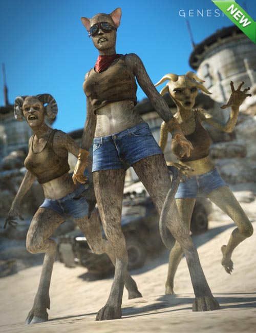 Creature Creator Add-ons for Genesis 2 Female(s)