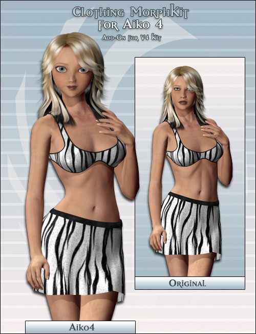 Clothing MorphKit for Aiko 4 Add On