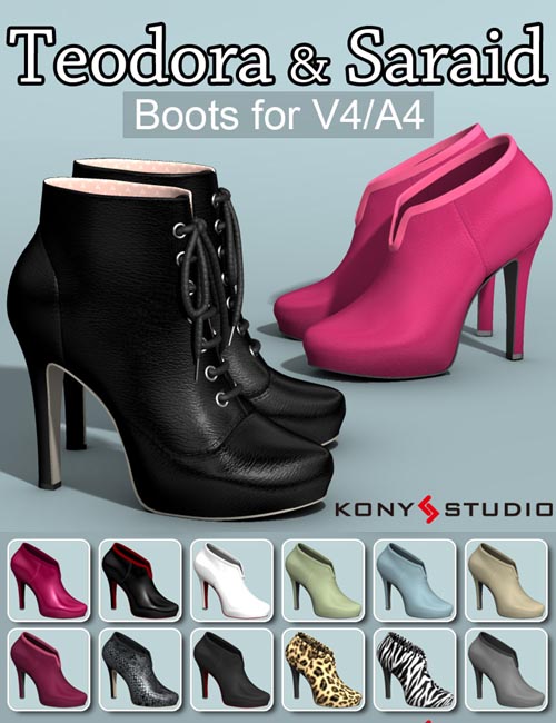 Teodora and Saraid Boots for V4 A4