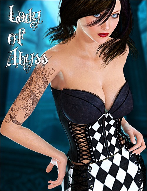Lady Of Abyss Corset Dress