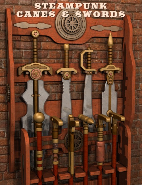 Steampunk Canes And Swords