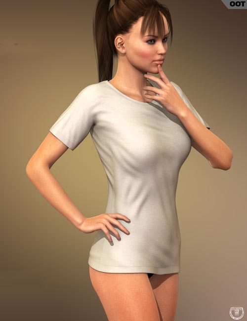 Real T-Shirt for Genesis 2 Female(s)