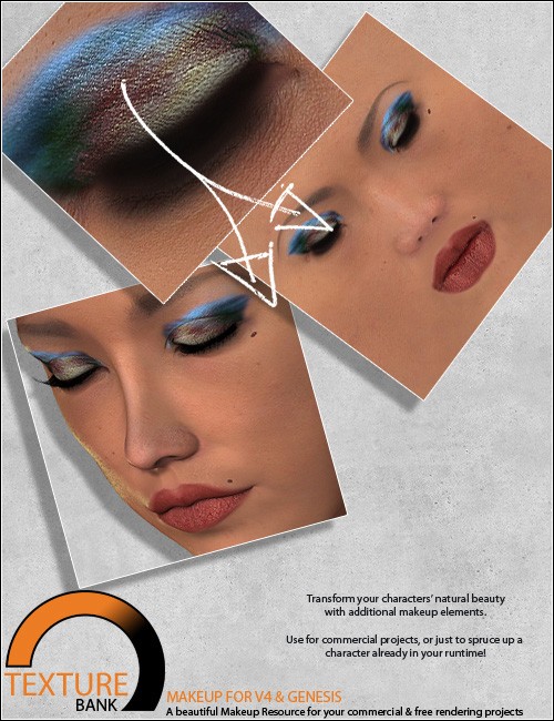 Texture Bank Vol 15 V4 and Genesis Makeup