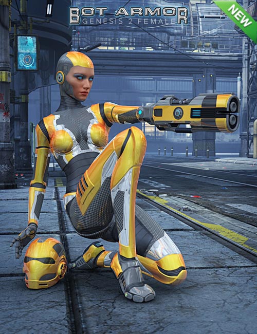 Genesis 2 Female Bot Armor Bundle
