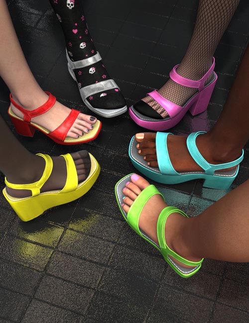 Morphing Square Toe Sandals