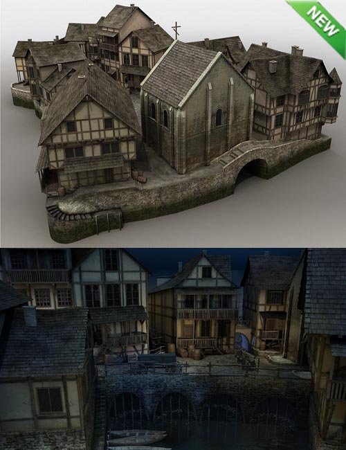 [Update iray] Medieval Fantasy Village