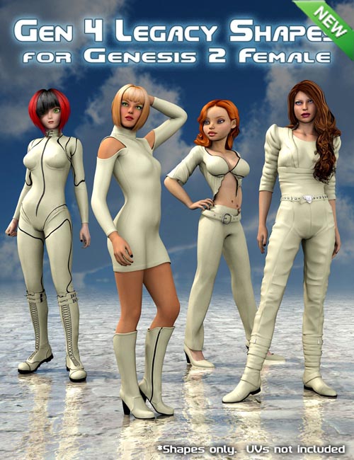 [Updated] Generation 4 Legacy Shapes for Genesis 2 Female(s)