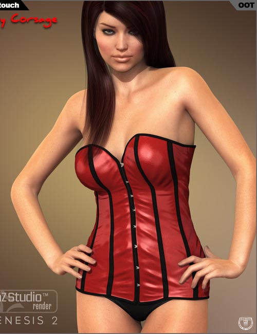 Sexy Corsage for Genesis 2 Female(s)