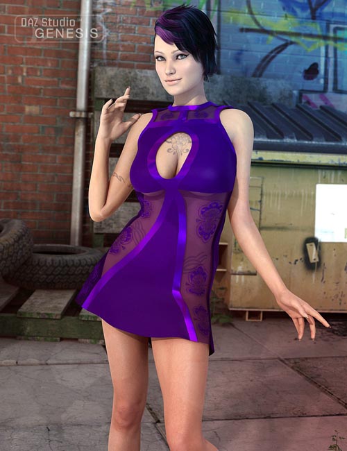 Luv Dress for (converted from Genesis) for Genesis 8 Female(s)