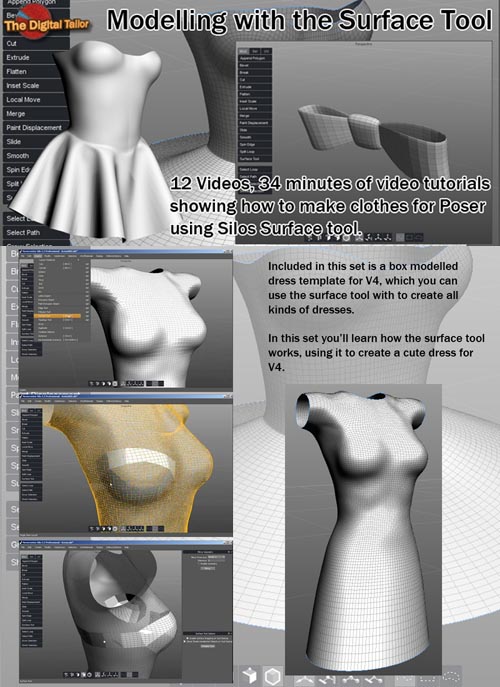 Modelling with the Surface Tool