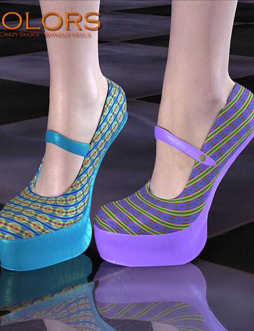 Colors for Crazy Shoes - Without Heels