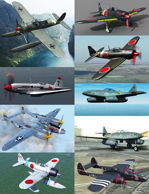 WW2 AIRCRAFTS BUNDLE (for VUE)